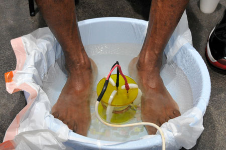 cellular debris foot detox